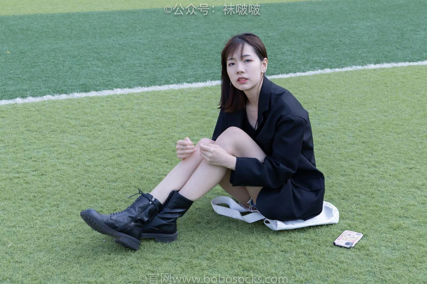 [BoBoSocks袜啵啵]NO.010 小甜豆-马丁靴、白色短棉袜、裸足 [117P]插图7